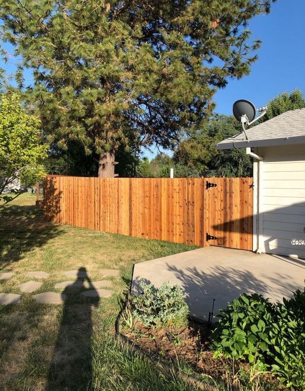 new home fence and gate