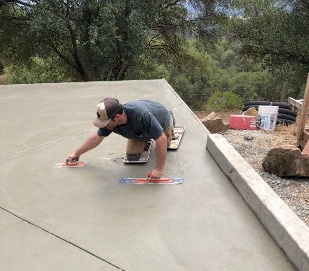 concrete finishing

