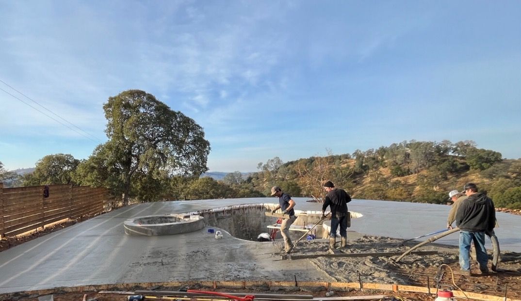finishing concrete