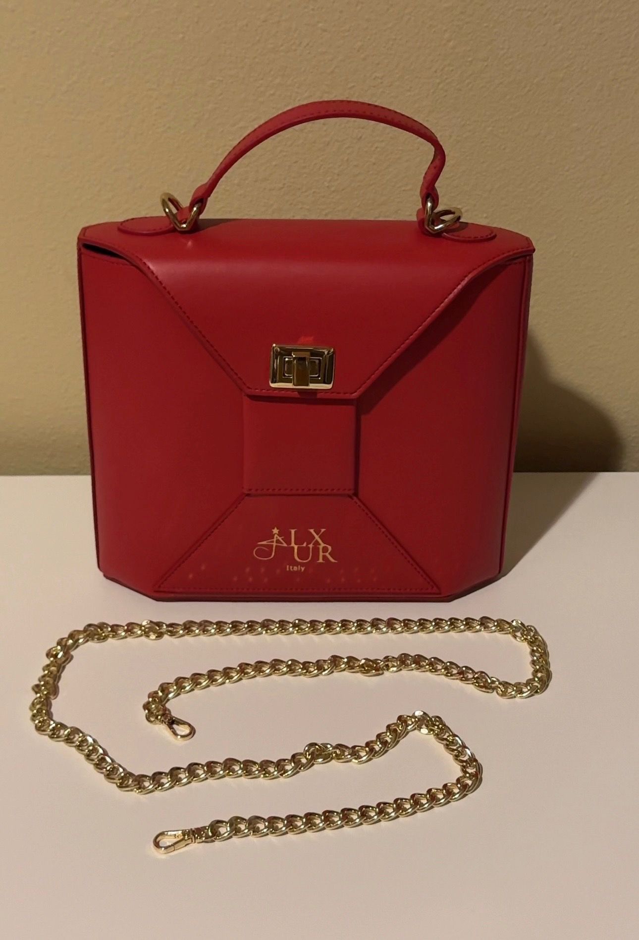 Flap Crossbody Bag | Red (Ginger)