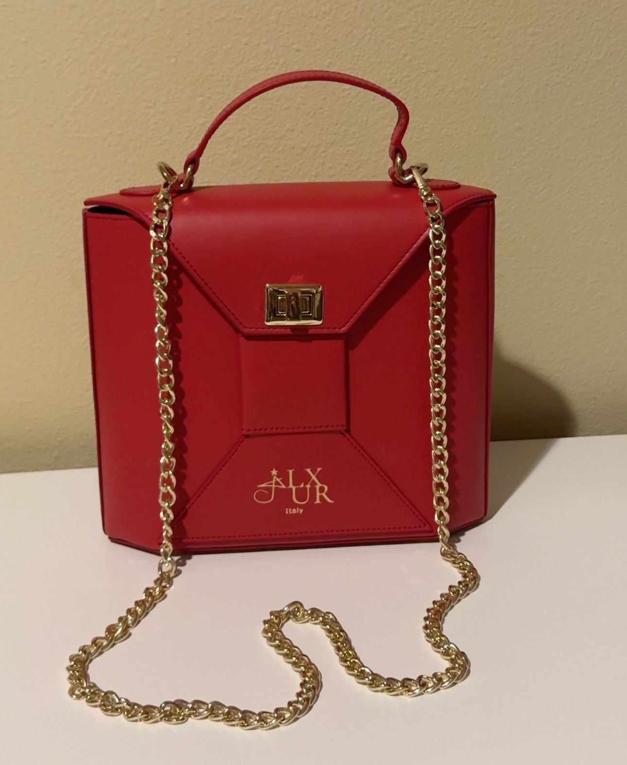 Flap Crossbody Bag | Red (Ginger)
