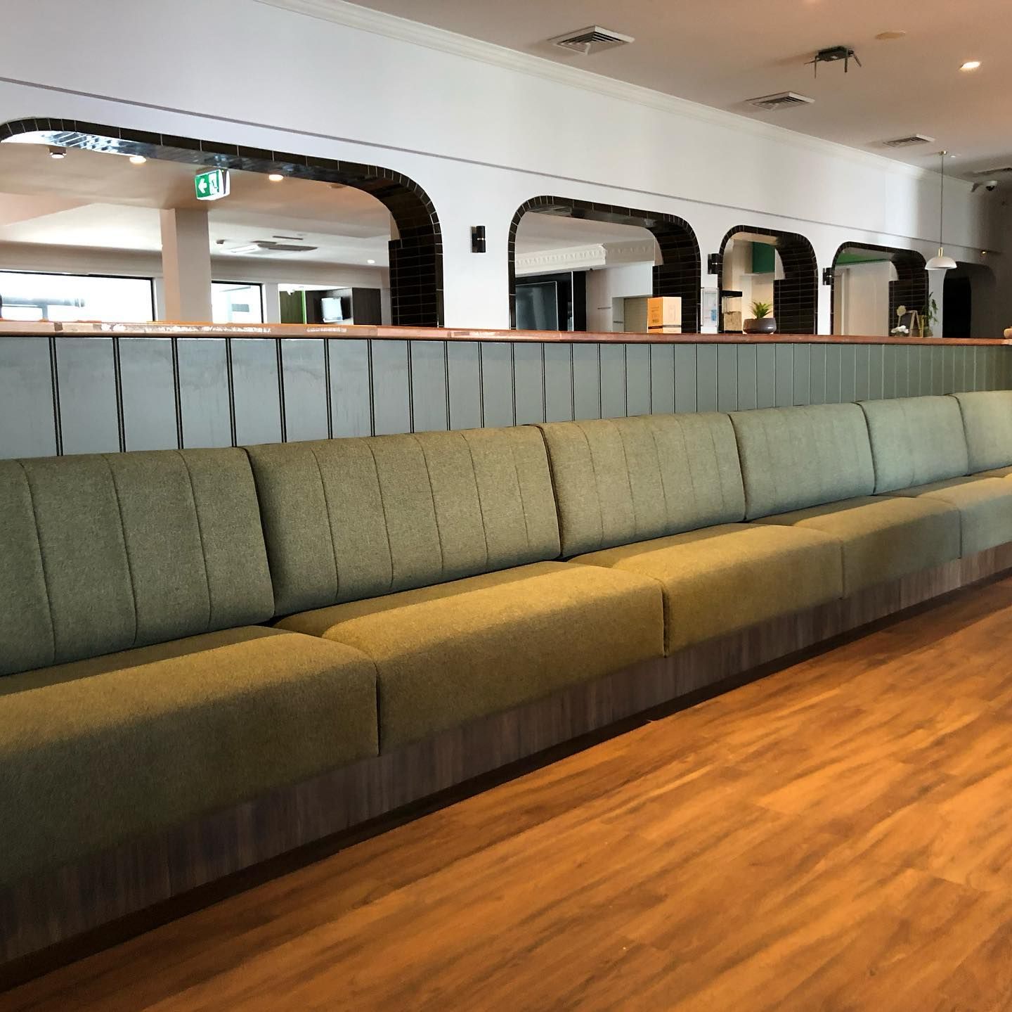 Built In Couches — Metreson Upholstery In Unanderra, NSW