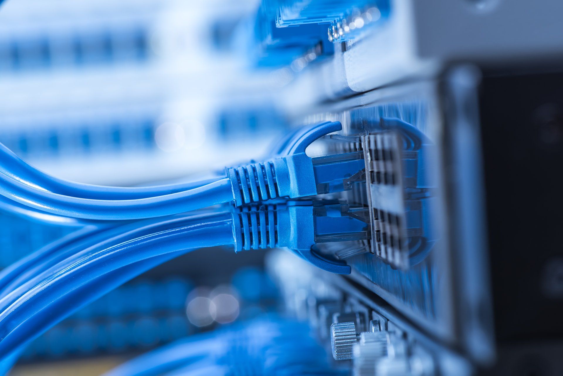 Network switch and ethernet cables