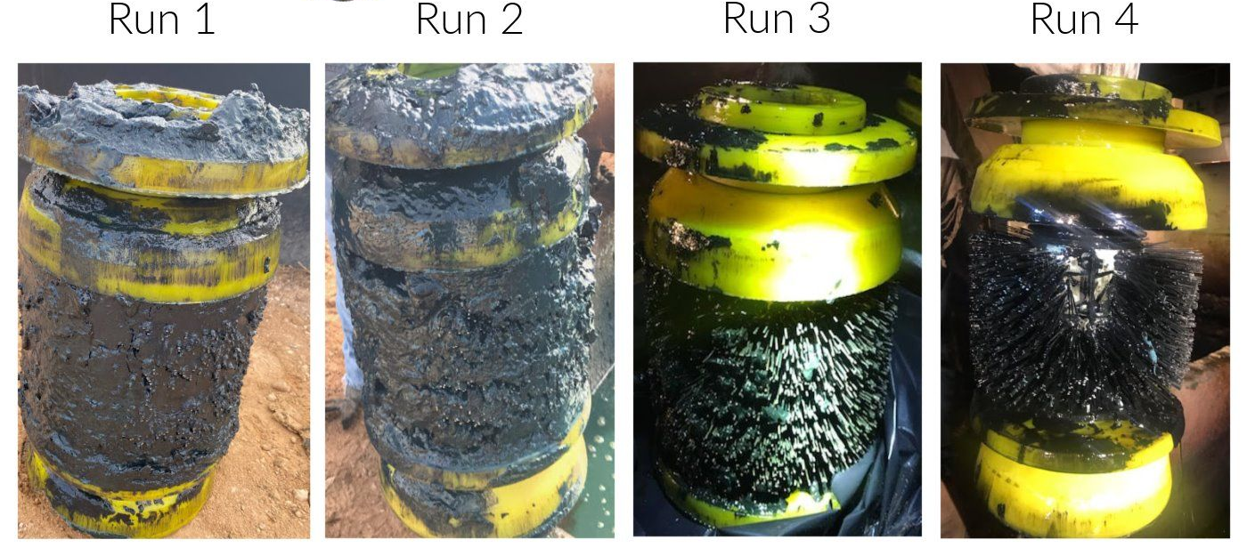 Cleaning Pig after being ran- Enduro 