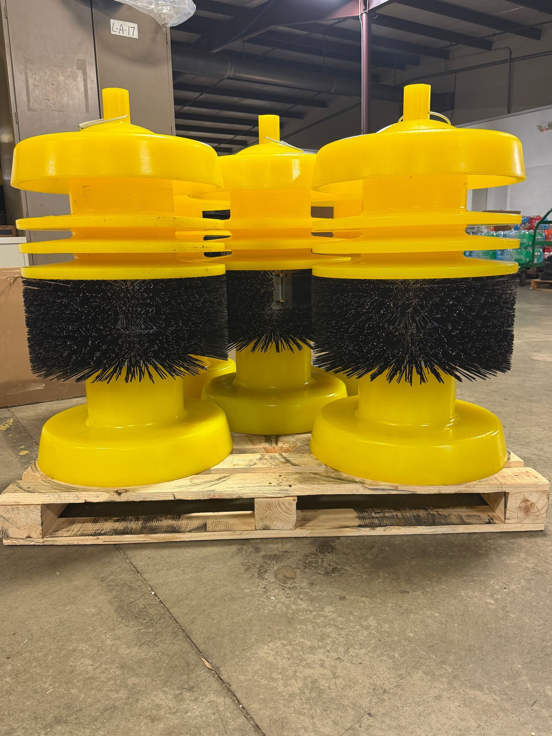 Urethane Pipeline Cleaning Pigs with Brushes