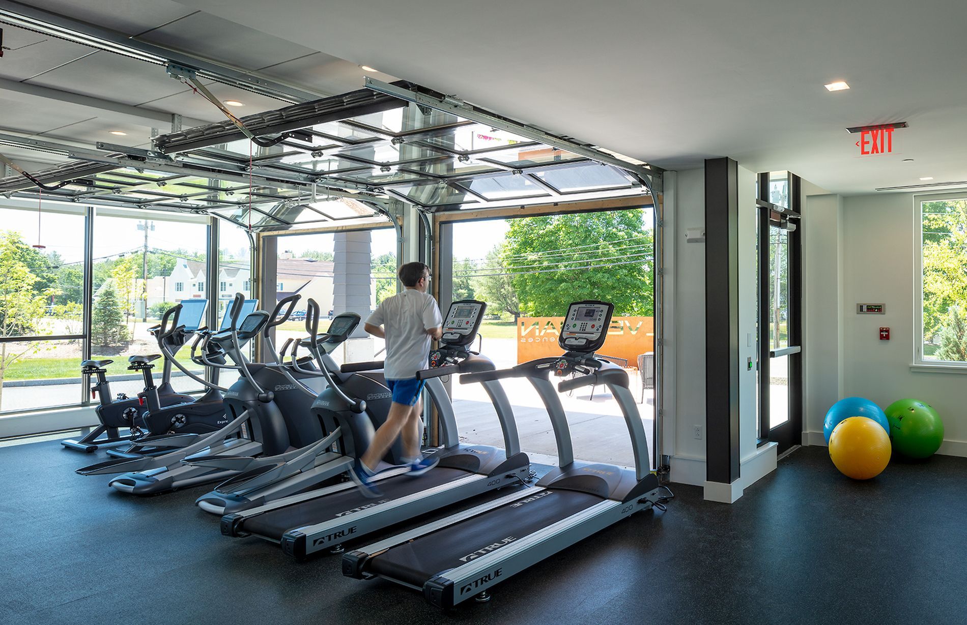 Fitness Center at The Veridian Residences.
