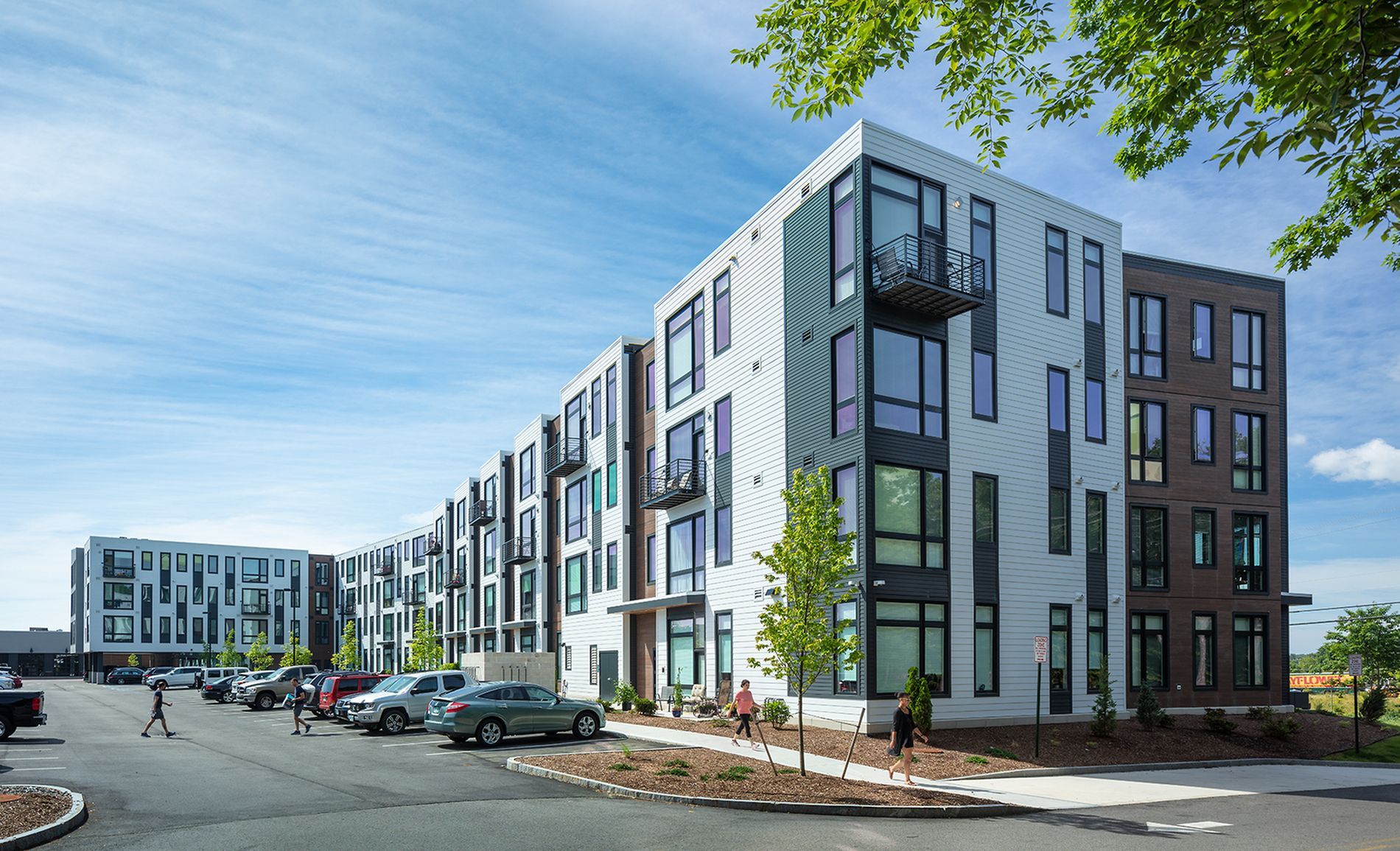 Exterior at The Veridian Residences.