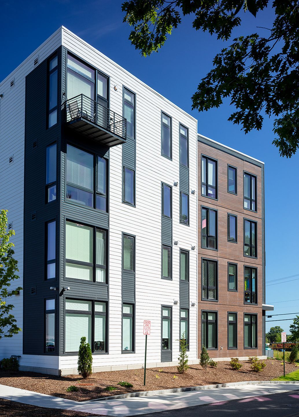 Exterior at The Veridian Residences.