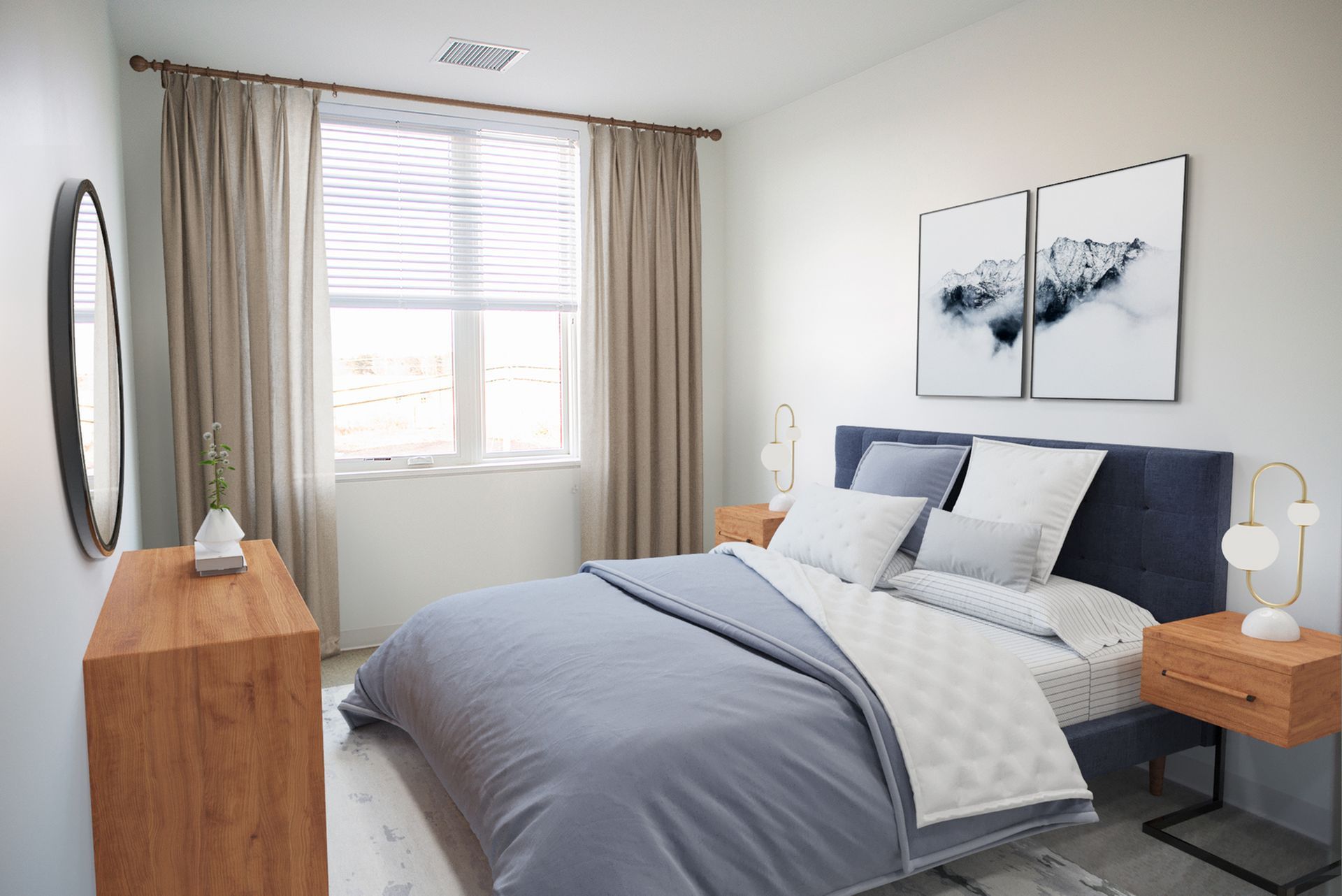Bedroom at The Veridian Residences.