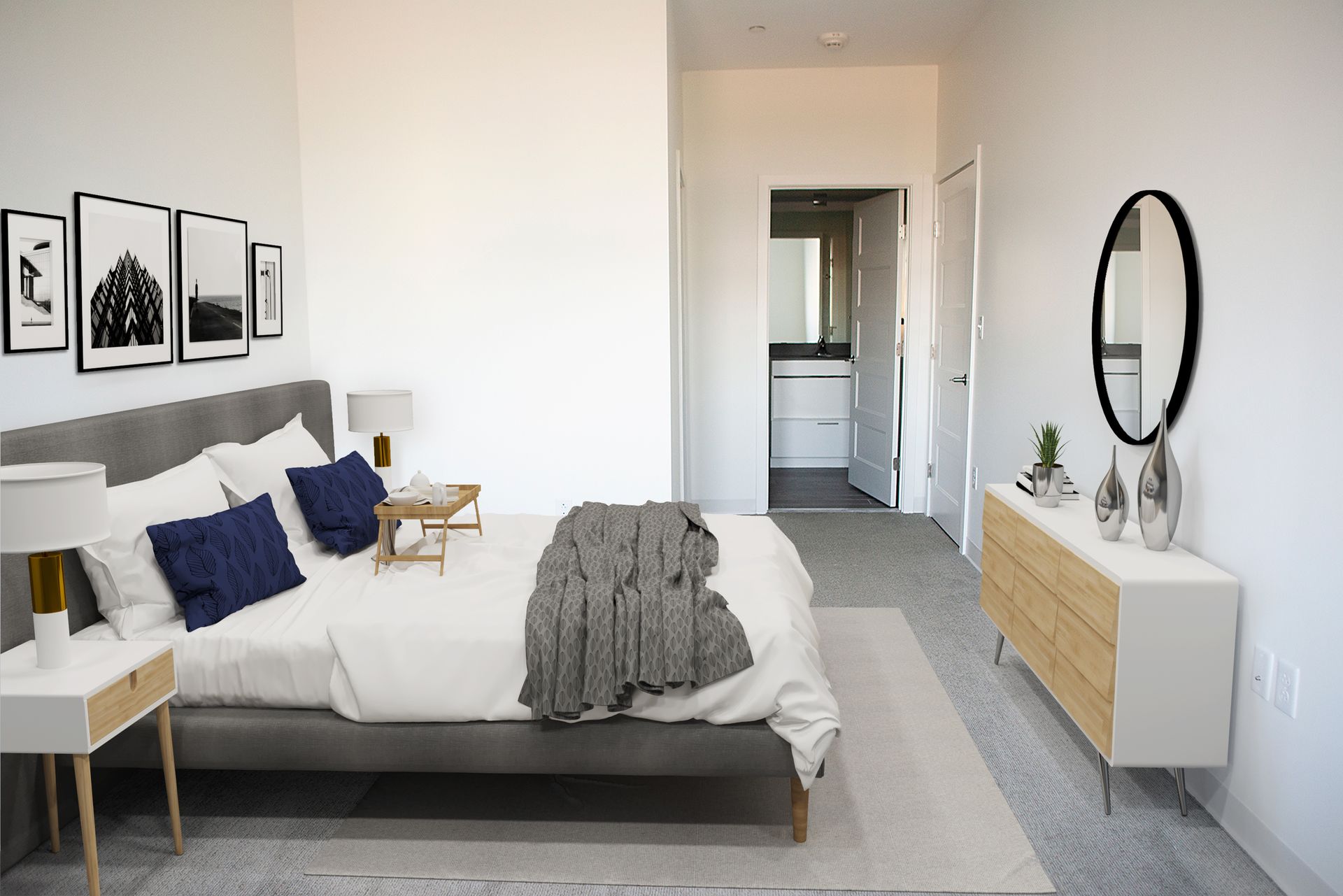 Bedroom at The Veridian Residences.