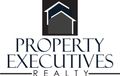 Property Executives Realty logo with navy house icon and serif text