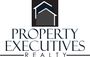Property Executives Realty logo with navy house icon and serif text