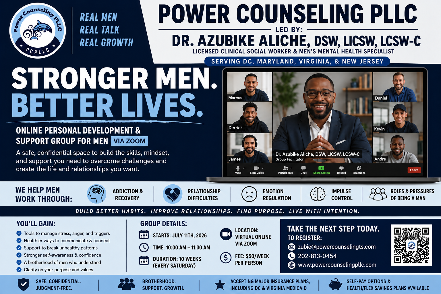 Flyer for Power Counseling PLLC, 