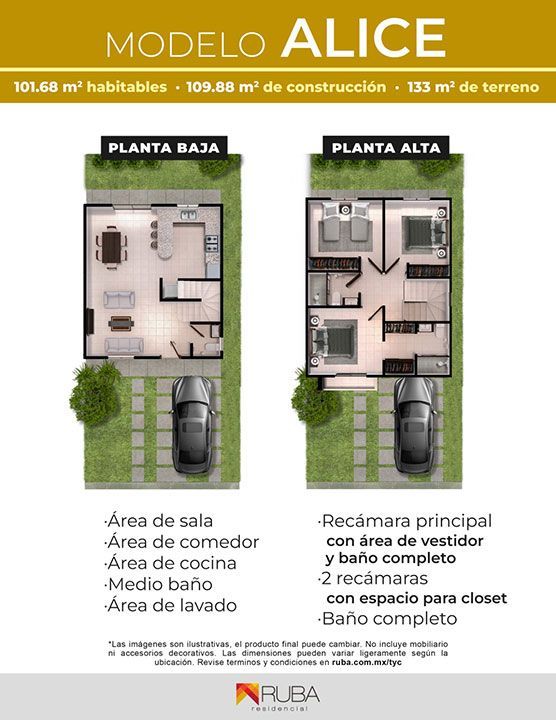 BIENES RAICES BRIANDA GARCIA - MODELO ALICE