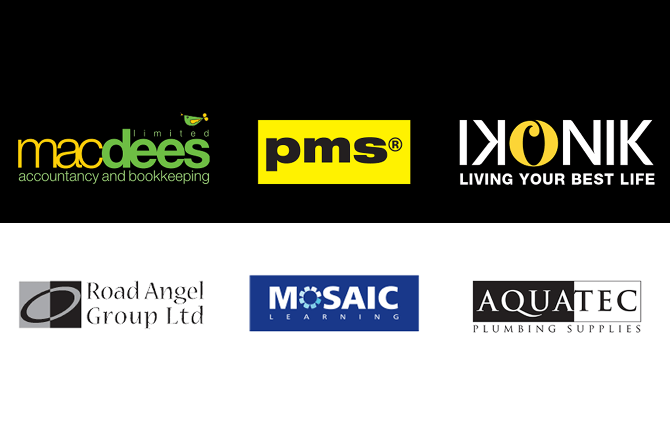A group of logos for companies including road angel group ltd