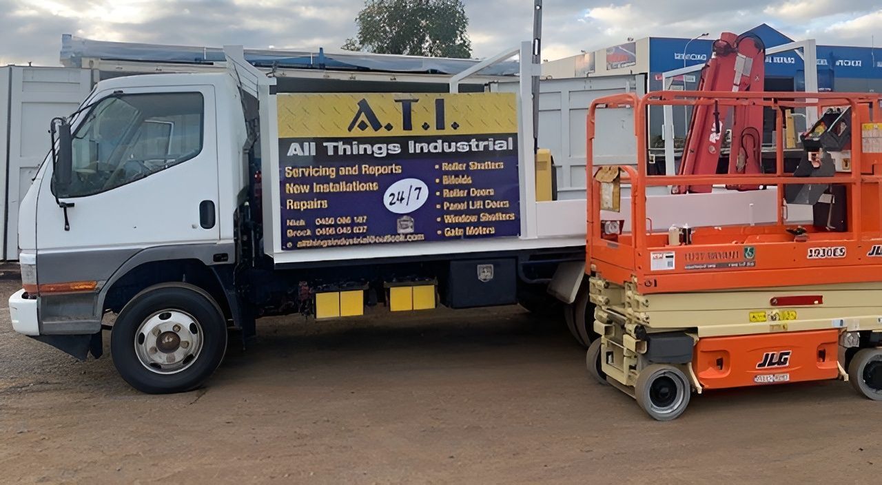 A White Truck With All Things Industrial Signage — All Things Industrial in Mackay, QLD