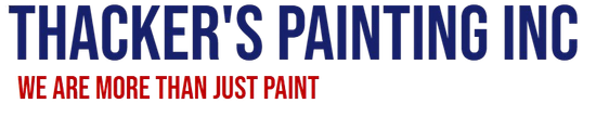 Superior Painting Services The logo for thacker 's painting inc says we are more than just paint