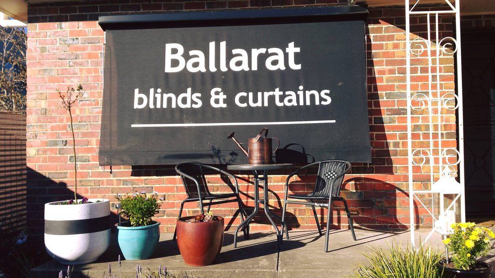 Ballarat Blinds And Curtains With Table And Chairs Outside — Ballarat Blinds & Curtains In Wendouree, VIC