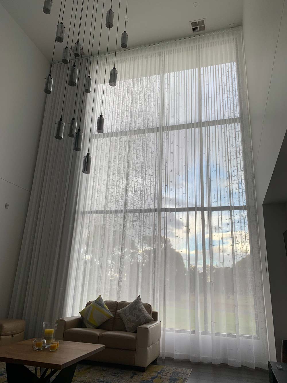 Double S Fold Sheer Lining Curtains — Ballarat Blinds & Curtains In Wendouree, VIC