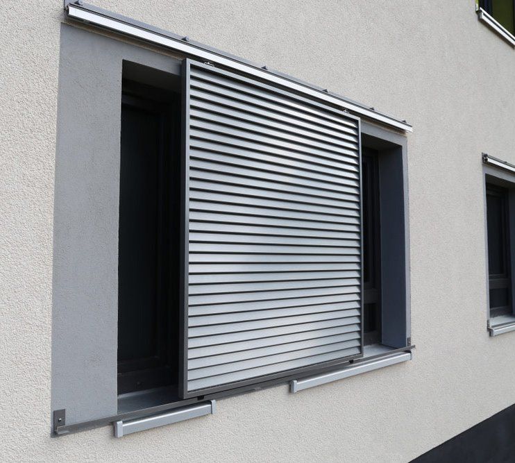 Windows With Modern Sliding Shutters — Ballarat Blinds & Curtains In Wendouree, VIC