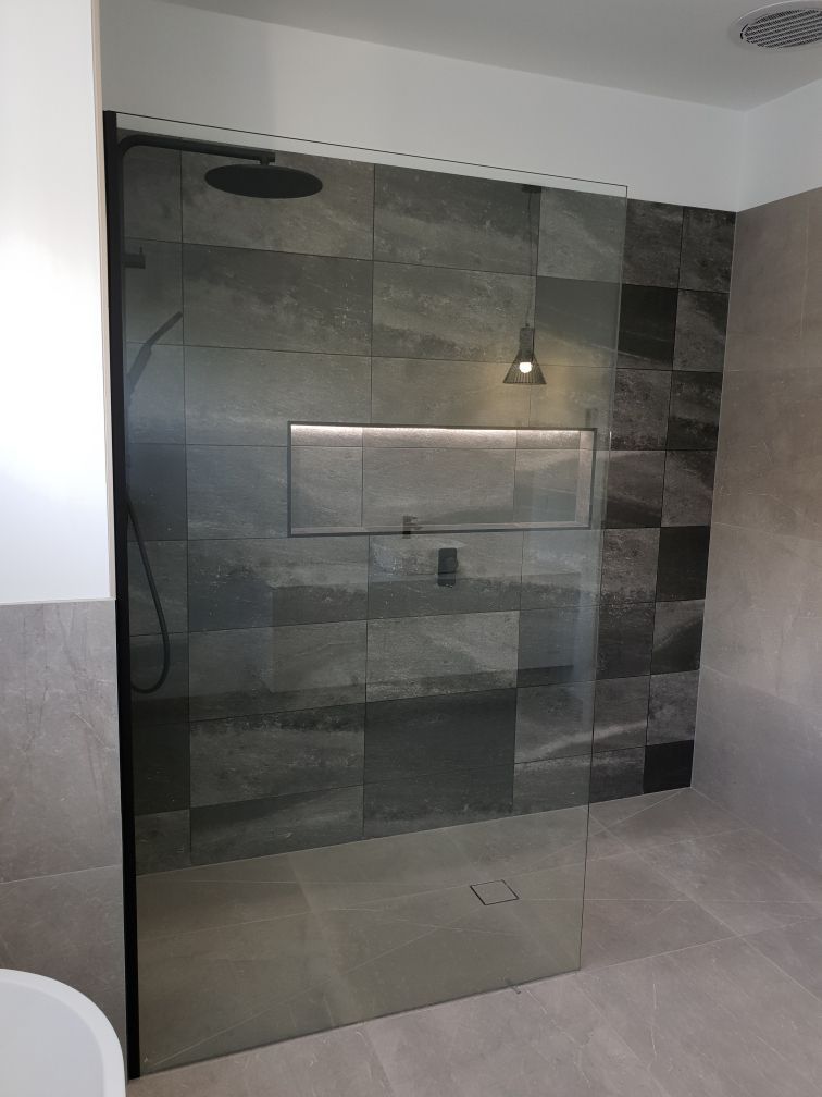 Classic Designed Bathroom With The Matt Shower — Ballarat Blinds & Curtains In Wendouree, VIC