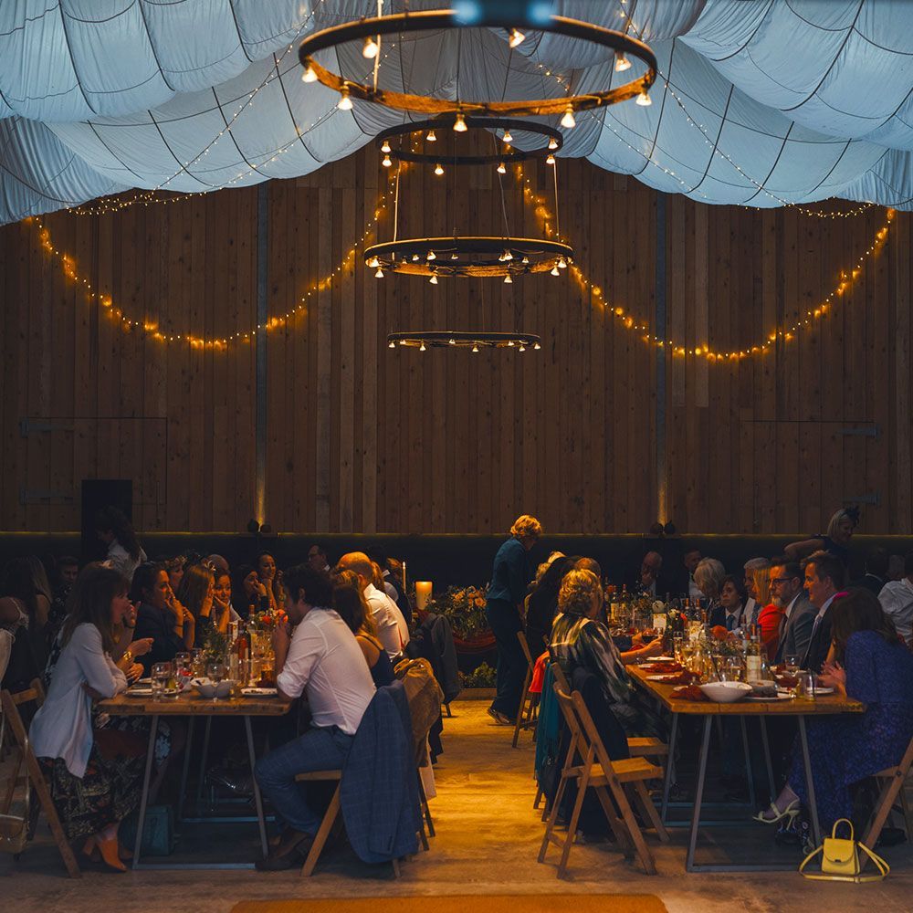 Inside Barn Wedding venue at The Grain Store Devon