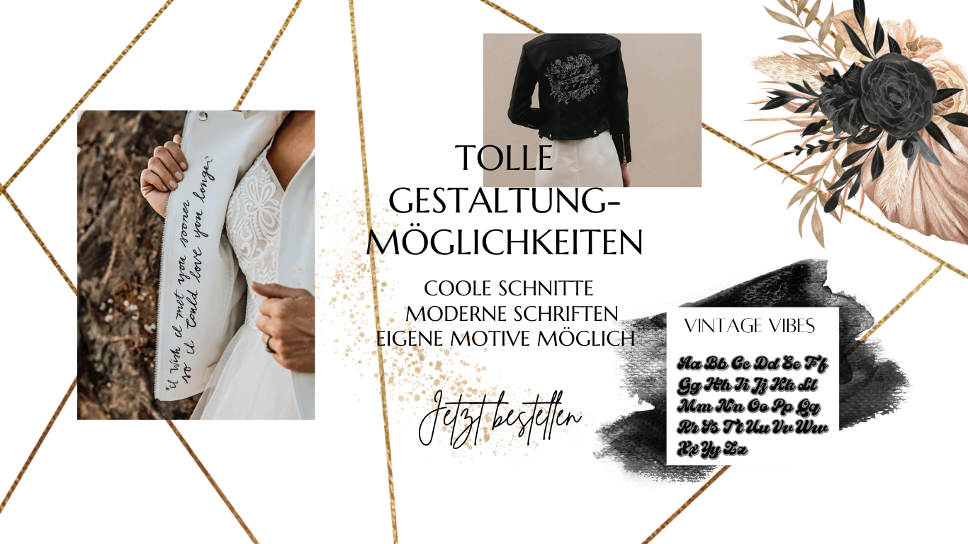 A collage of images with the words tolle gestaltung-möglichkeiten