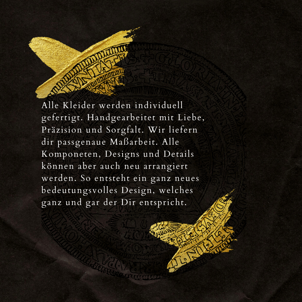 Ein Bild eines Sombreros mit der Aufschrift „Alle Kleider werden individuell“ darauf