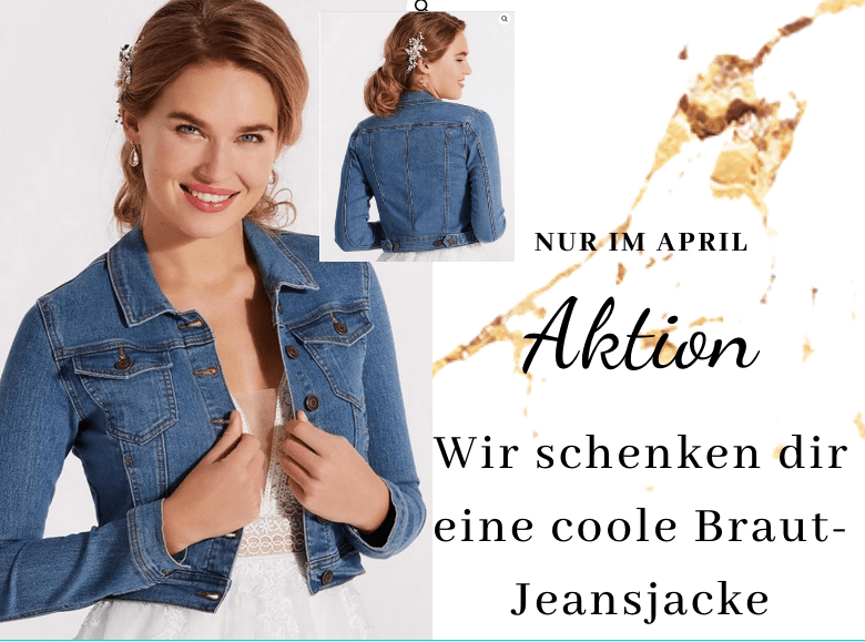 Eine Frau trägt eine Jeansjacke und hält ein Glas Wein.