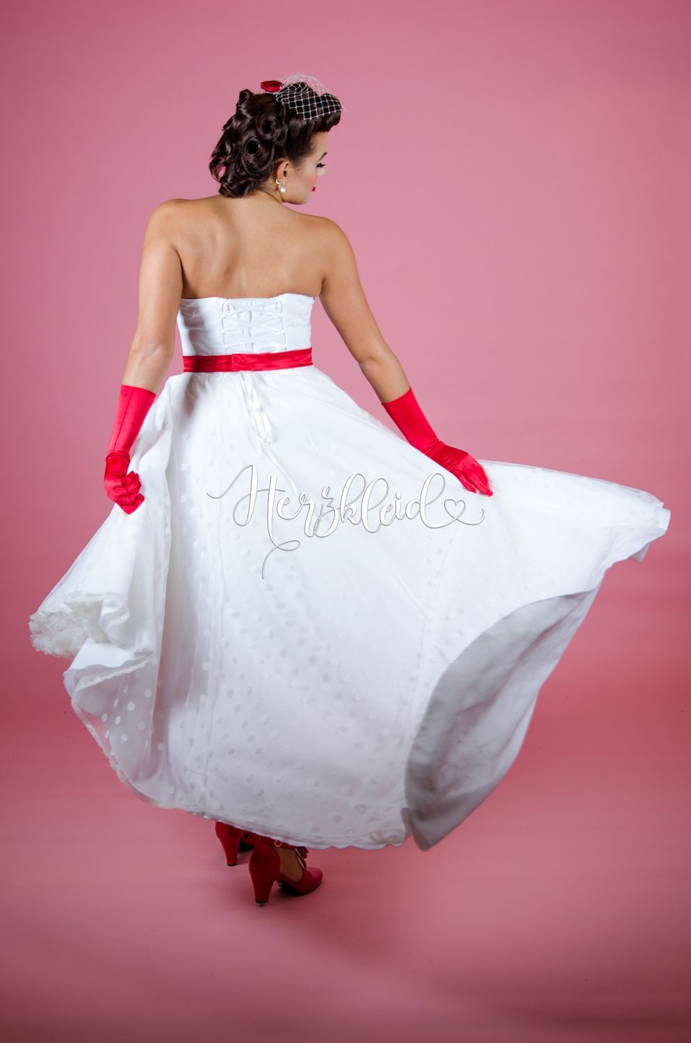 Brautkleid Gothic Isabella vorne