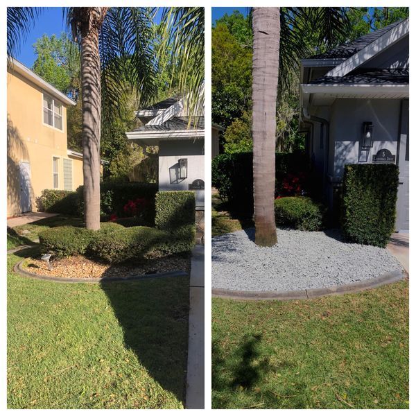 before and after landscaping