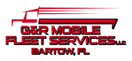 G&R Mobile Fleet Services LLC logo in red and black, with Bartow, FL text