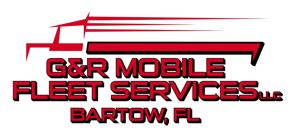 G&R Mobile Fleet Services LLC logo in red and black, with Bartow, FL text