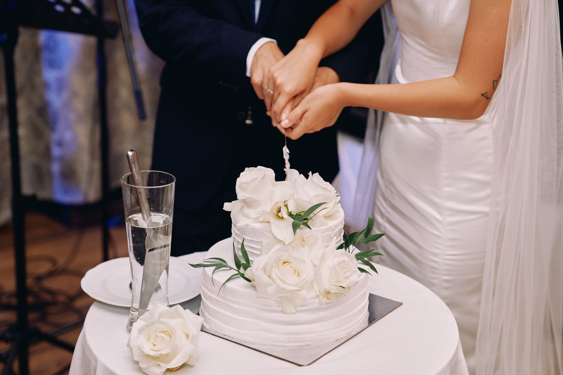 Custom wedding cake