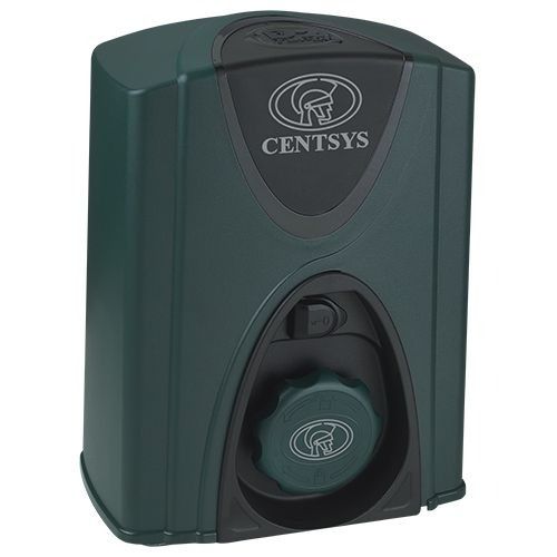 Dark Green Centsys Gate Motor With Logo and Control Knob — Gate-O-Matic in Garbutt, QLD