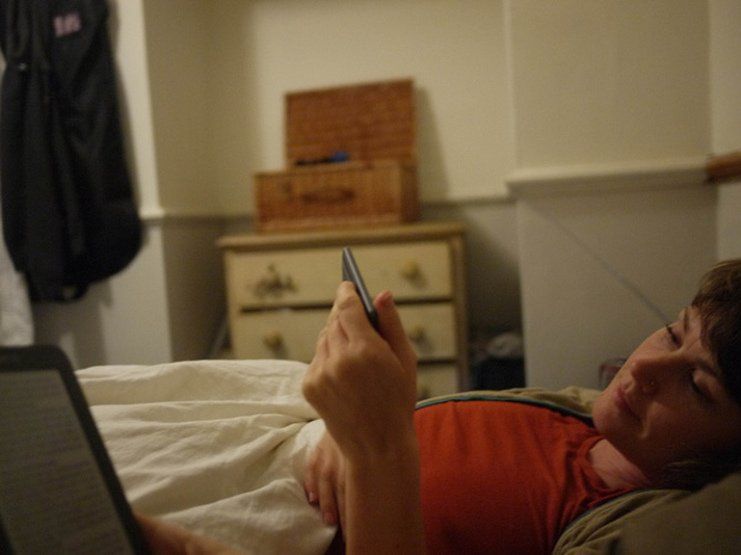 Osteopathy - reading on phones