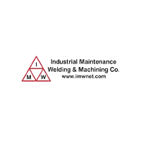 Industrial Maintenance Welding & Machining Co. logo with red triangle and website www.imwmot.com