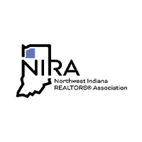 Northwest Indiana REALTORS® Association logo with stylized Indiana outline