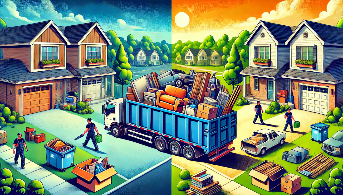 Dumpster Rental Vs Junk Removal Image