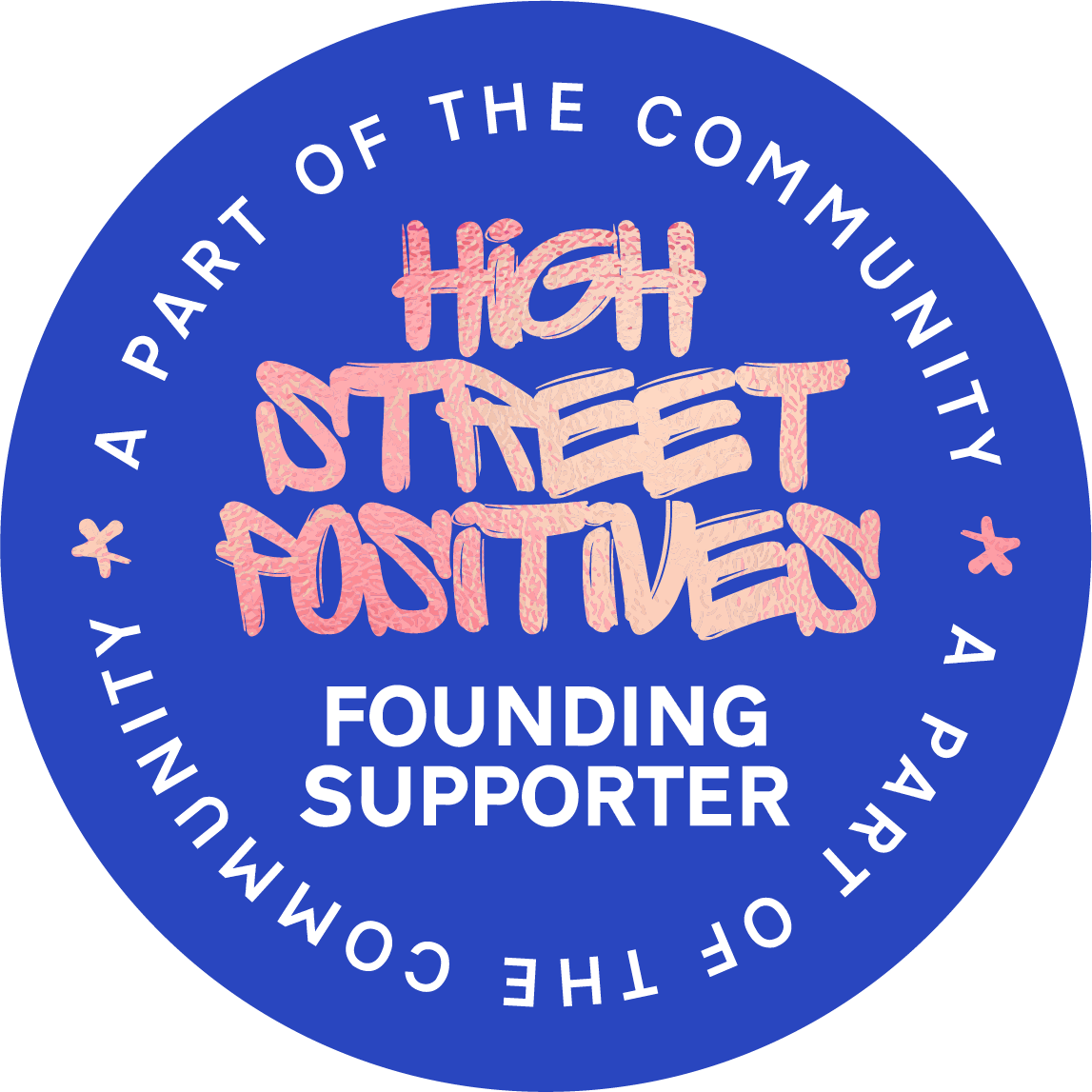 HighStreetPositives founding supporter badge
