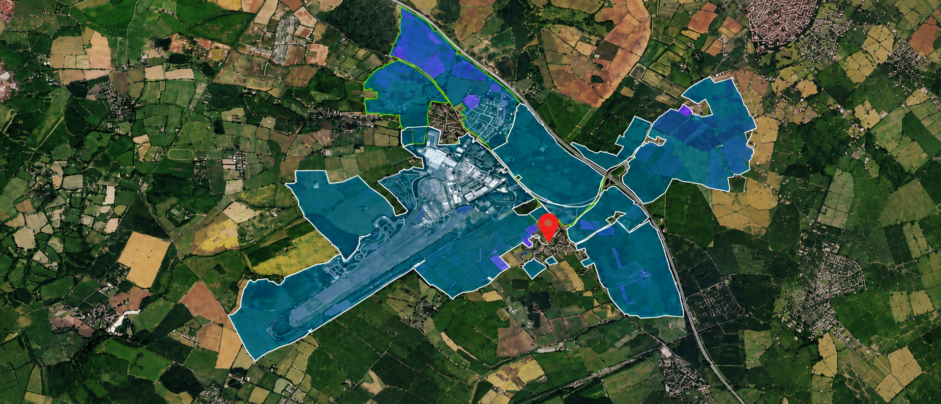Open strategic land and countryside development site