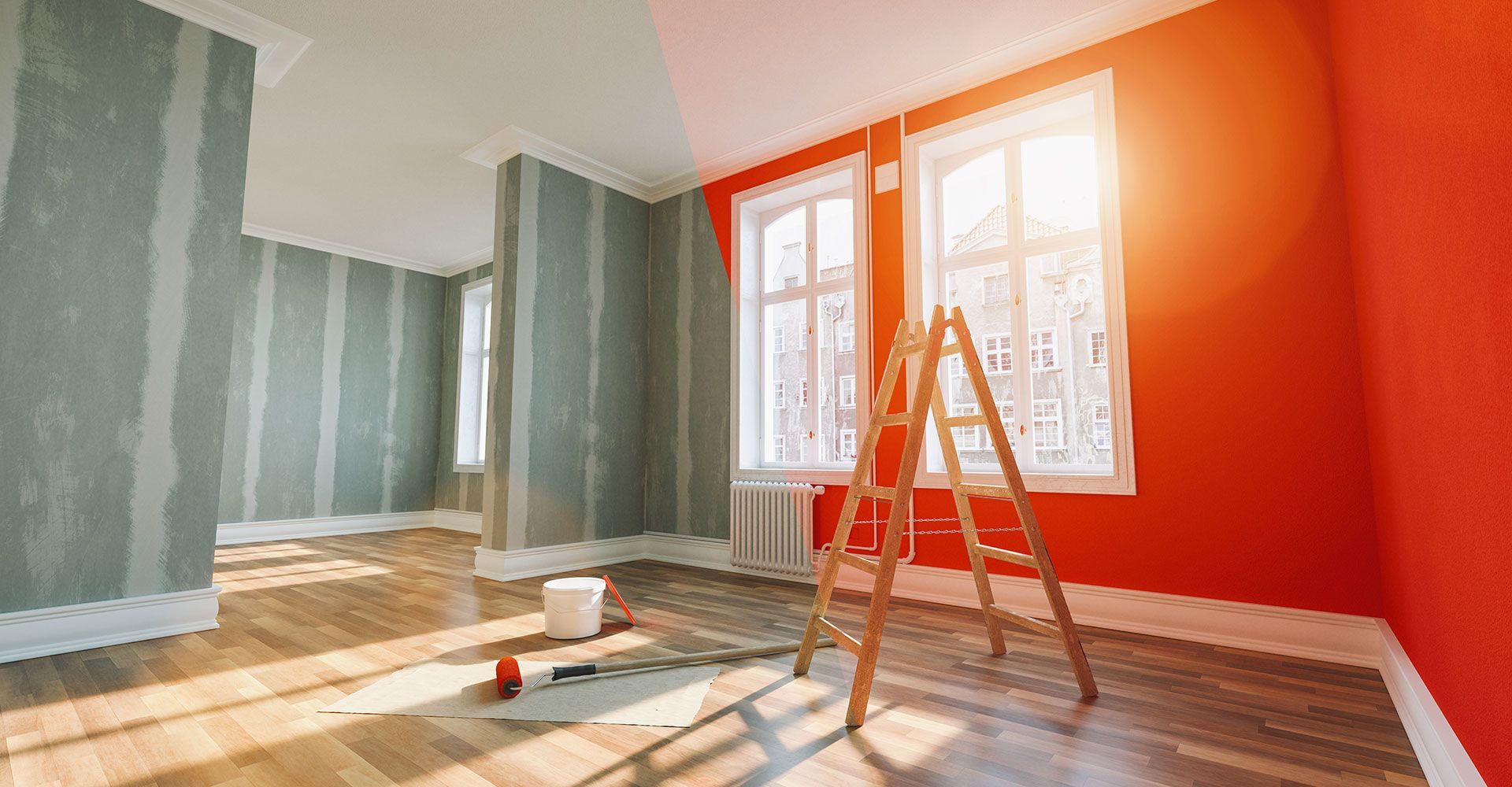 Before and After Interior Painting