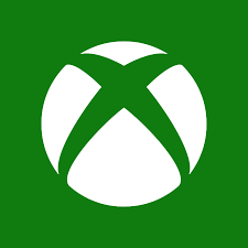 The Xbox logo, featuring a white spherical icon with a stylized cut-out cross on a solid green square background.