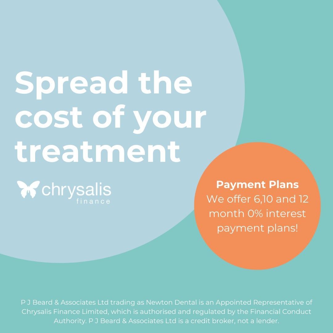 A poster that says `` spread the cost of your treatment ''
Finance, payment options. 