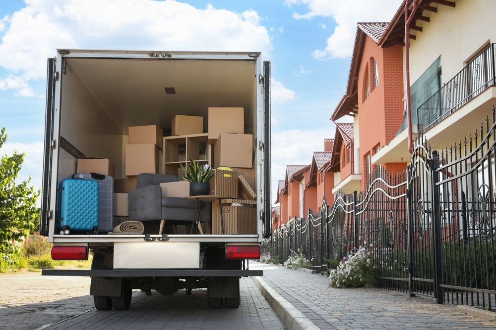 A Moving Truck Filled With Boxes and Luggage — Bondi Removals and Taxi Trucks In Double Bay, NSW