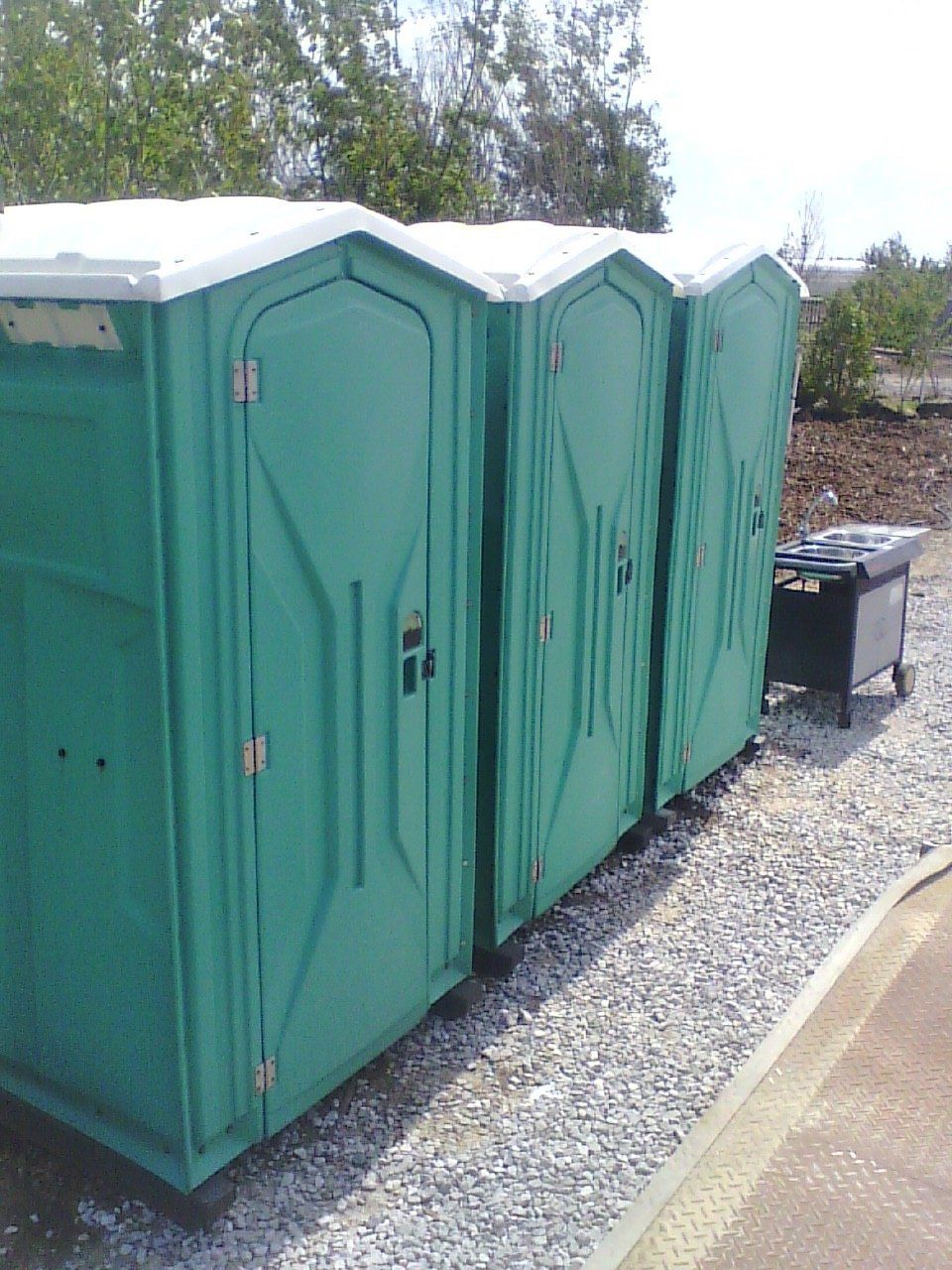 Portable Toilet On Construction Site - Memphis, RN - Arrow Portable Toilets