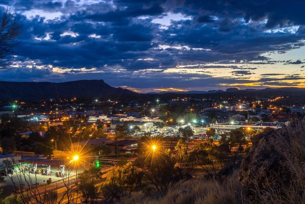 City at Night With a Sunset — Approved Plumbing Service in Winnellie, NT