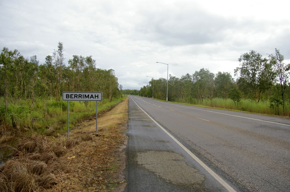 A Sign on the Side of a Road — Approved Plumbing Service in Berrimah, NT
