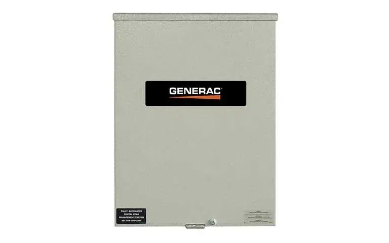 A white box with the word generac on it