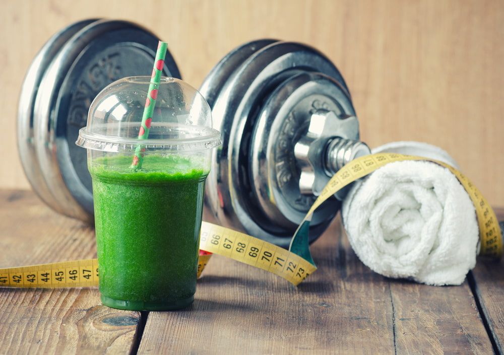 Green Smoothie on A Table — Align Health Therapies in Woonona, NSW